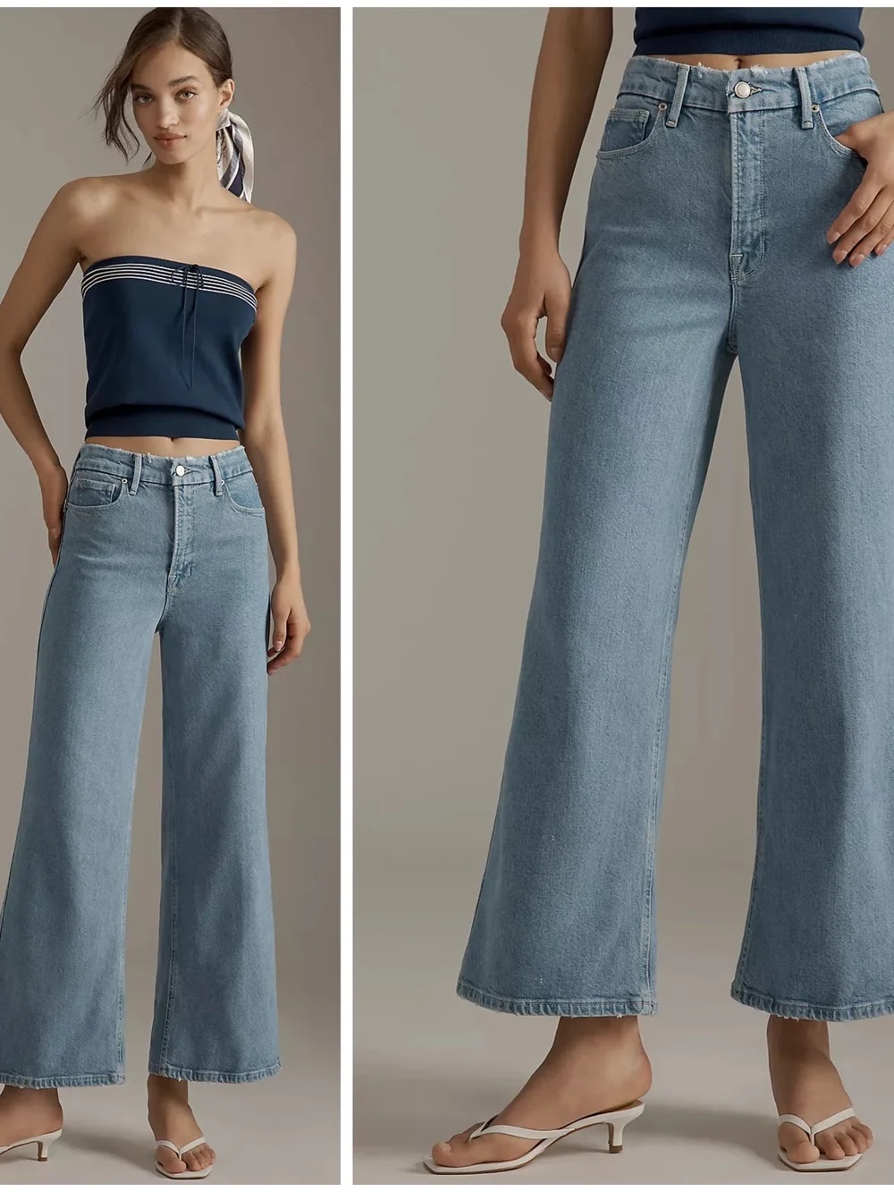 Good American Good Skate Crop Jeans NWT Size 2/26